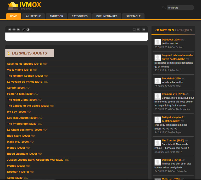 site de streaming IVMOX