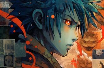 visage de personnage de manga