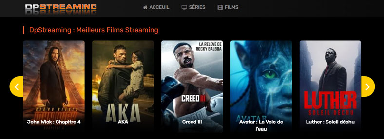LE SITE DE STREAMING DPSTREAMING