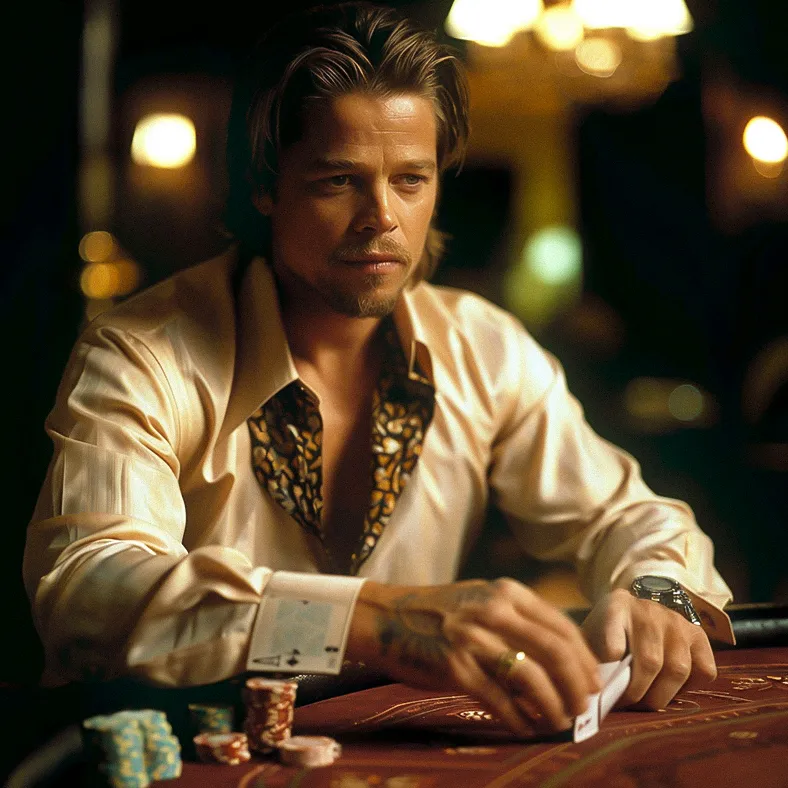 homme qui joue au poker