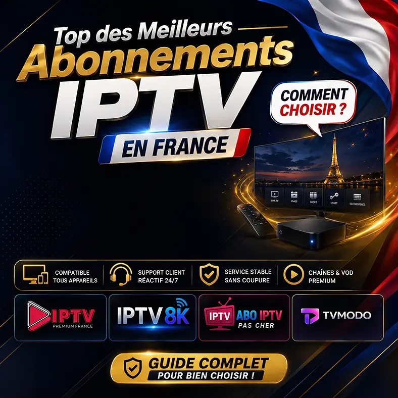 Meilleurs Abonnements IPTV en France : Comparatif 2026 | TOP SITE STREAMING Meilleurs Abonnements IPTV en France : Comparatif 2026 | TOP SITE STREAMING