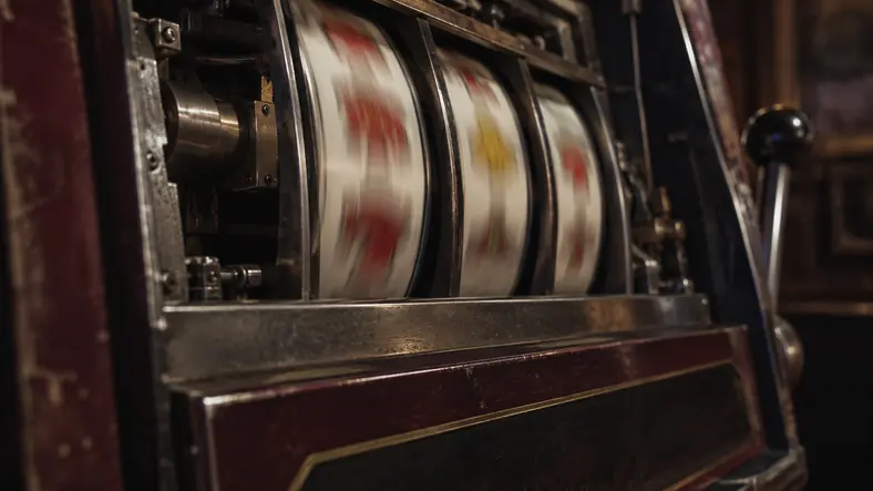 RTP casino : c’est quoi et que signifie vraiment 96 % ? | TOP SITE STREAMING Rouleaux d’une machine à sous en mouvement pour illustrer la volatilité des gains.